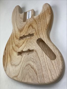 Body American Ash, 2-pcs. Jazz-Bass, Unique Piece #012